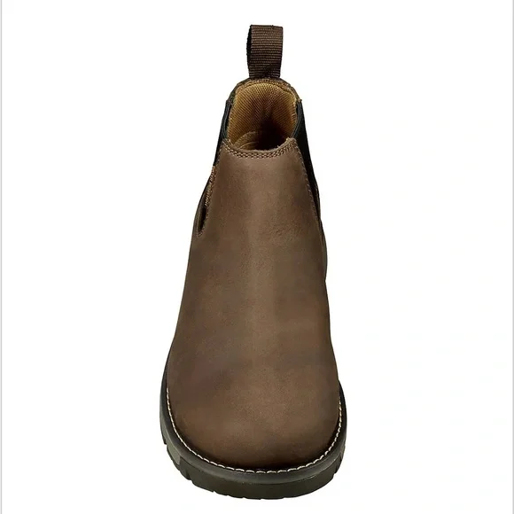 NEW CARHARTT MILLBROOK WATER RESISTANT 4" SOFT TOE ROMEO WEDGE BOOT SIZE: 8.5